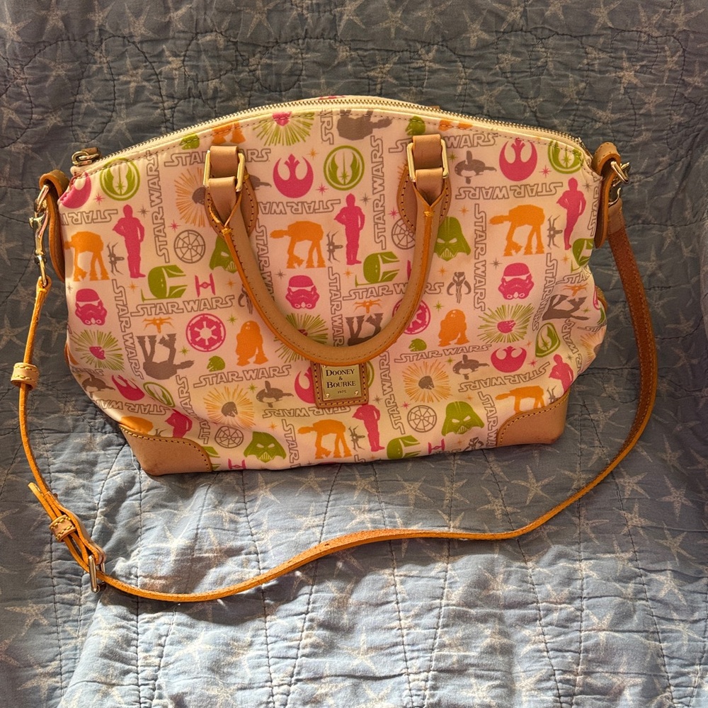 NWOT limited edition 2016 Disney Dooney & Bourke Star Wars light side Satchel